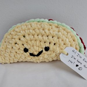 Hug-A-Taco: Crocheted Emotional Support Taco