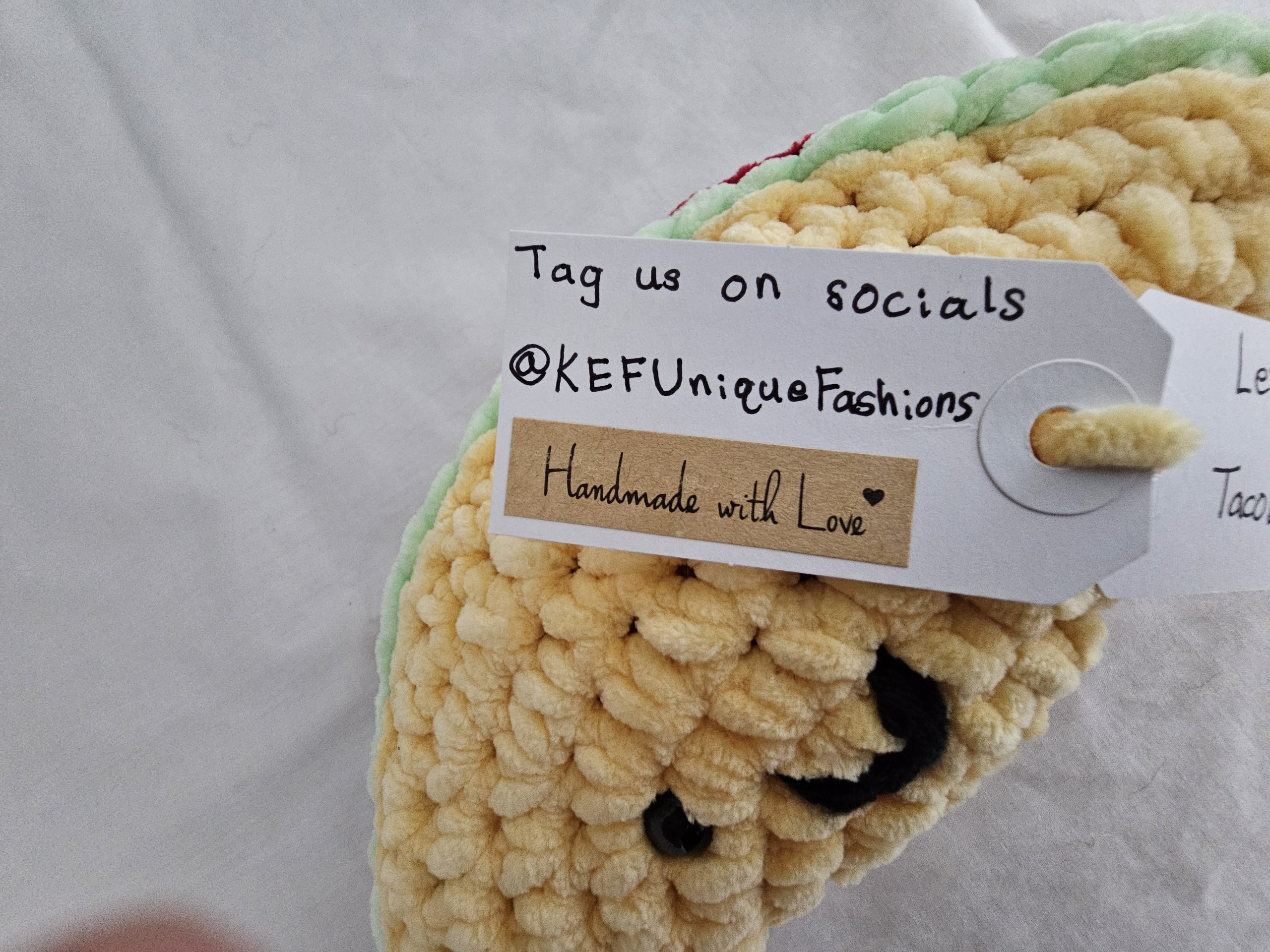 Hug-A-Taco: Crocheted Emotional Support Taco - Image 8
