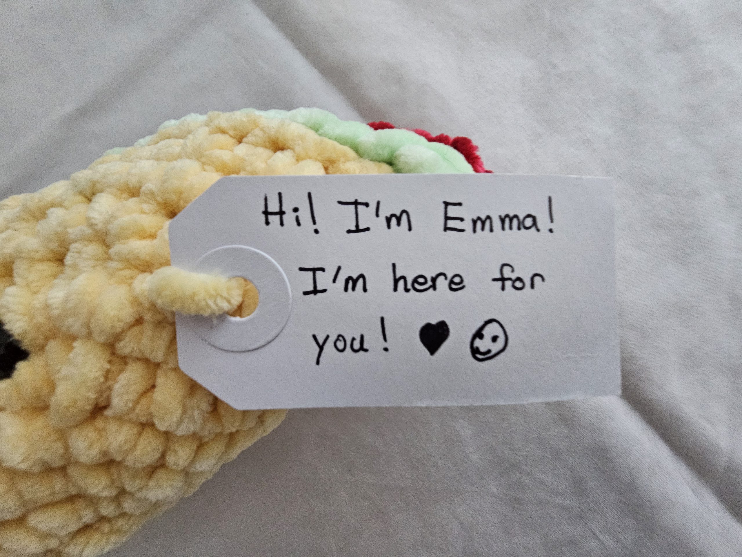 Hug-A-Taco: Crocheted Emotional Support Taco - Image 2